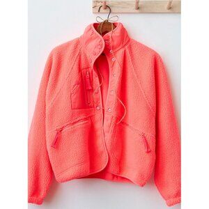 FP Movement Hit The Slopes Fleece Jacket Neon Coral